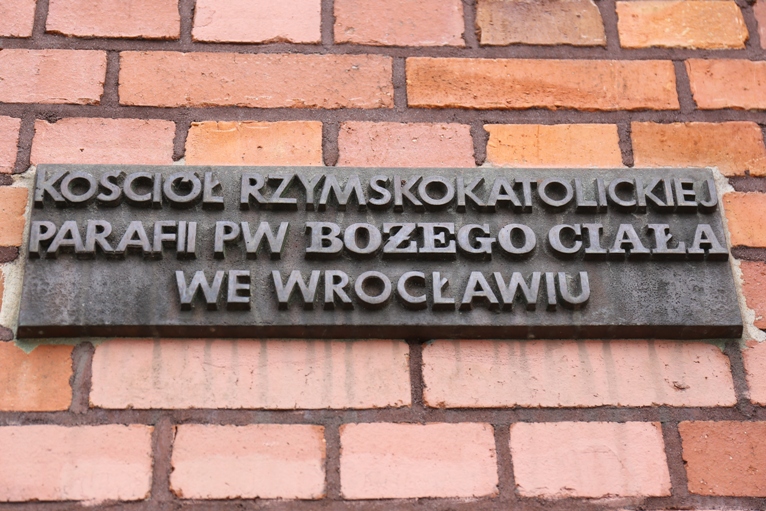 Kosciół pod wezwaniem Bożego Ciała we Wrocławiu. fot M.N.